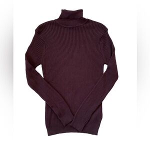 Brave Soul London women’s burgundy long sleeve tunic turtleneck size medium